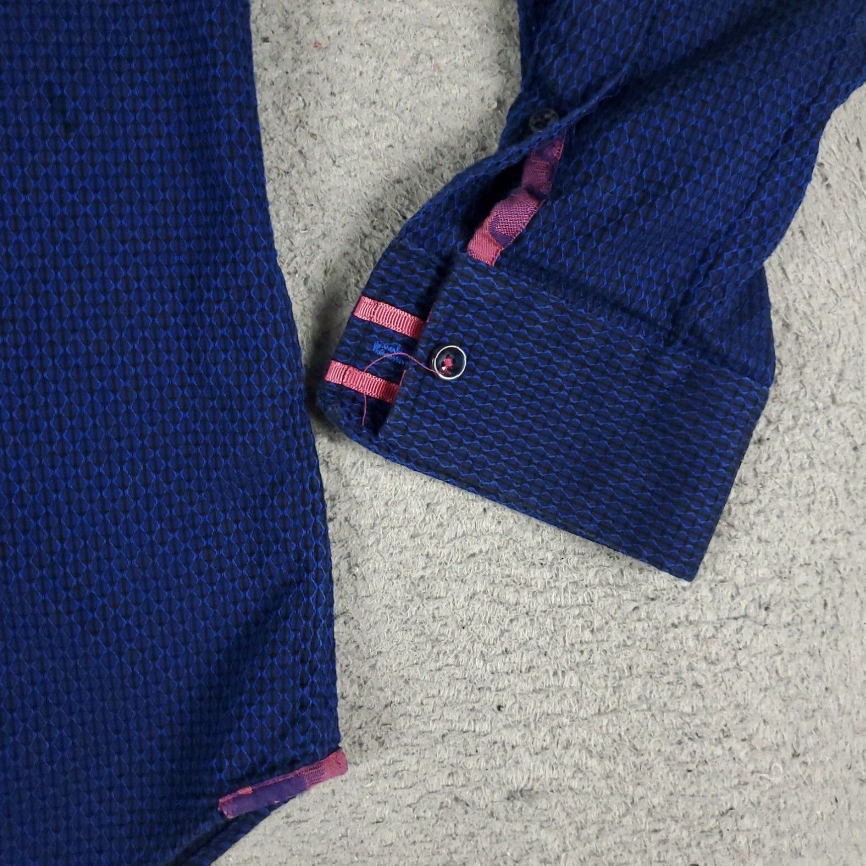 Robert Graham Robert Graham Button-Up Shirt Mens Medium Blue Long Sleeve Casual Classic Size US M / EU 48-50 / 2 - 6 Thumbnail
