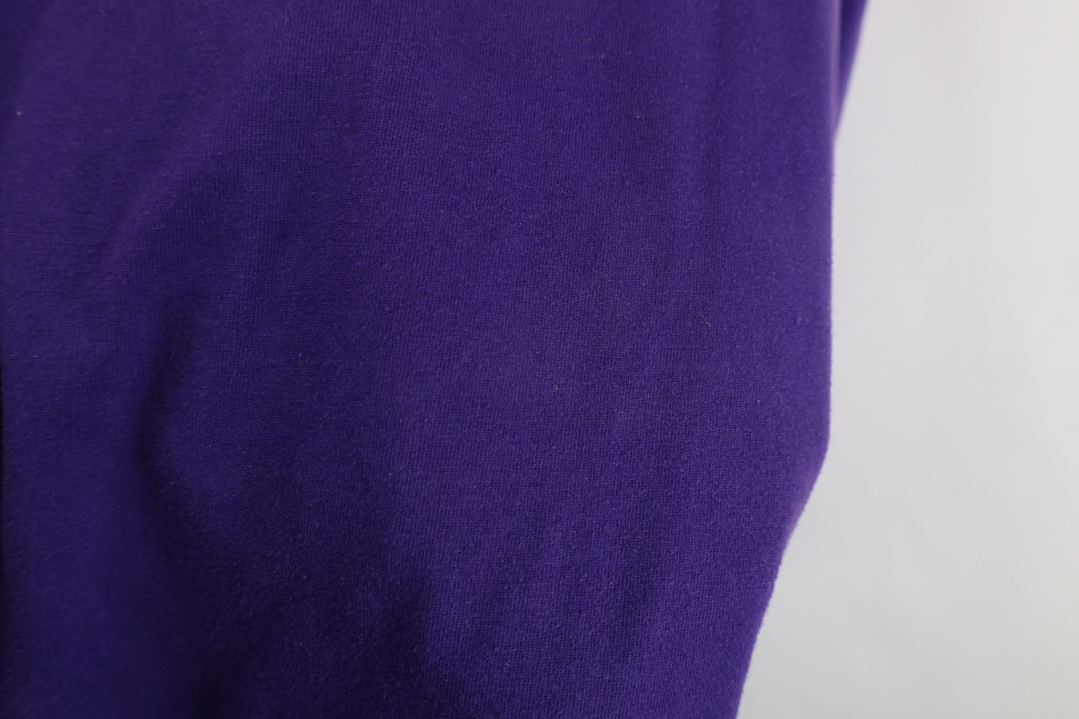 Vintage Vintage 90s Streetwear Baseball Mock Neck T-Shirt Purple USA Size US XXL / EU 58 / 5 - 10 Thumbnail
