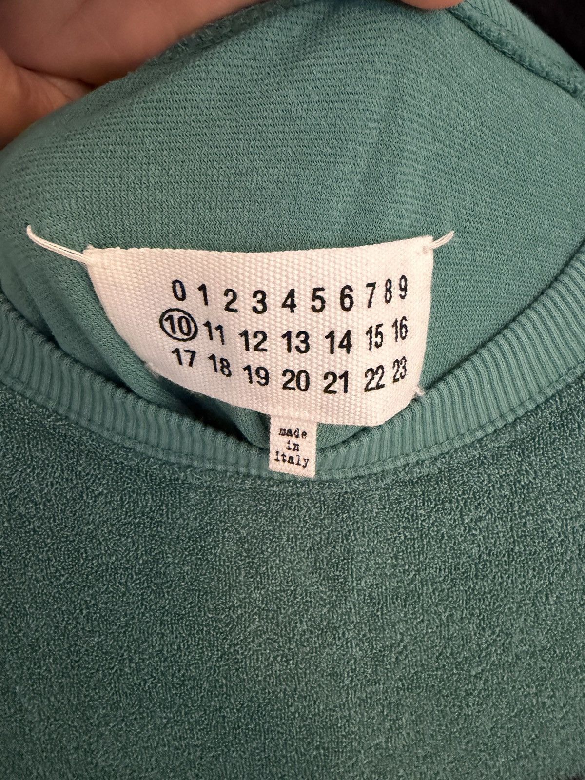 Maison Margiela Perfect vintage Margiela green short sleeve knit Size US L / EU 52-54 / 3 - 5 Thumbnail