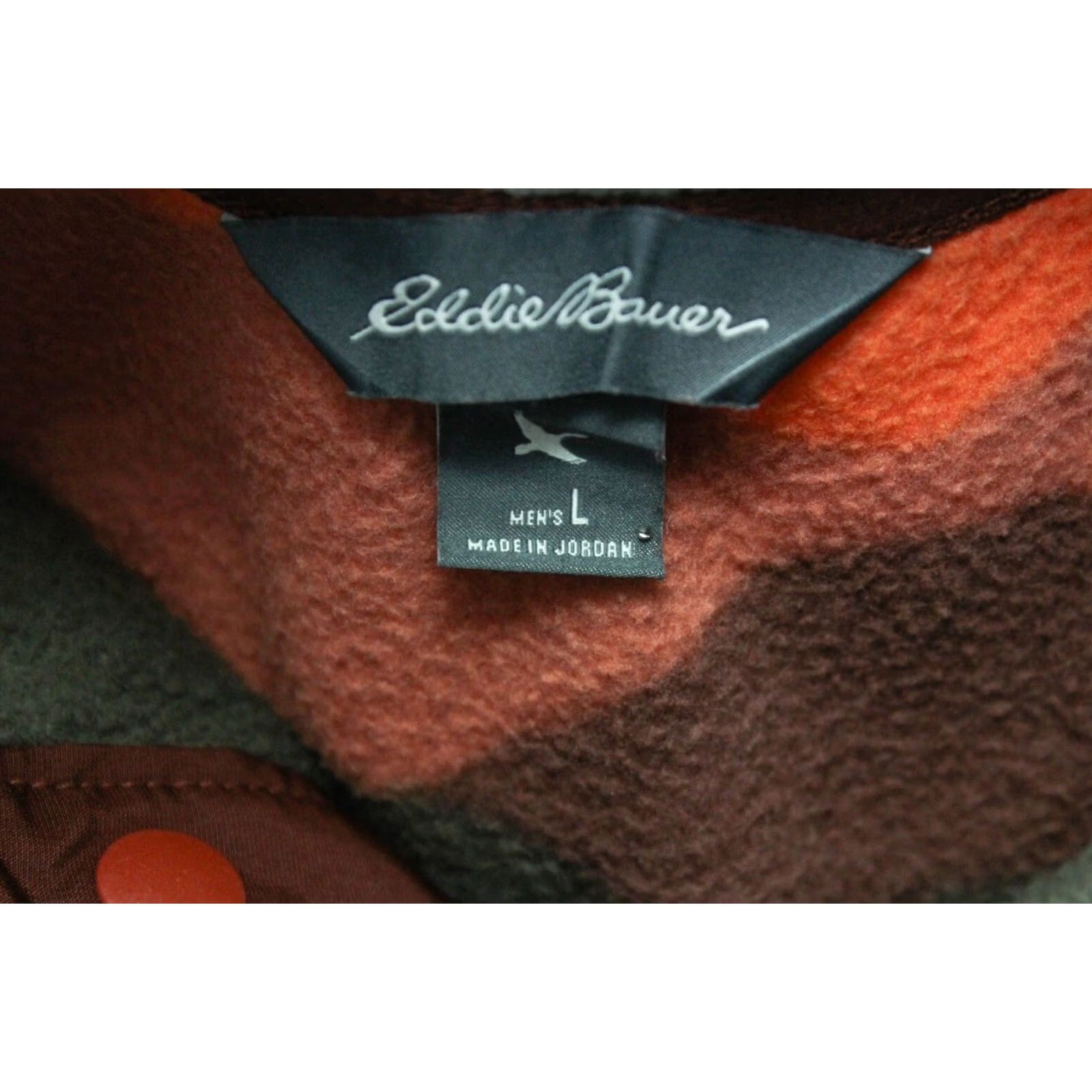 Eddie Bauer EDDIE BAUER Sweatshirt Men's LARGE Fleece Pullover Half Snap Button Neck Size US L / EU 52-54 / 3 - 7 Thumbnail
