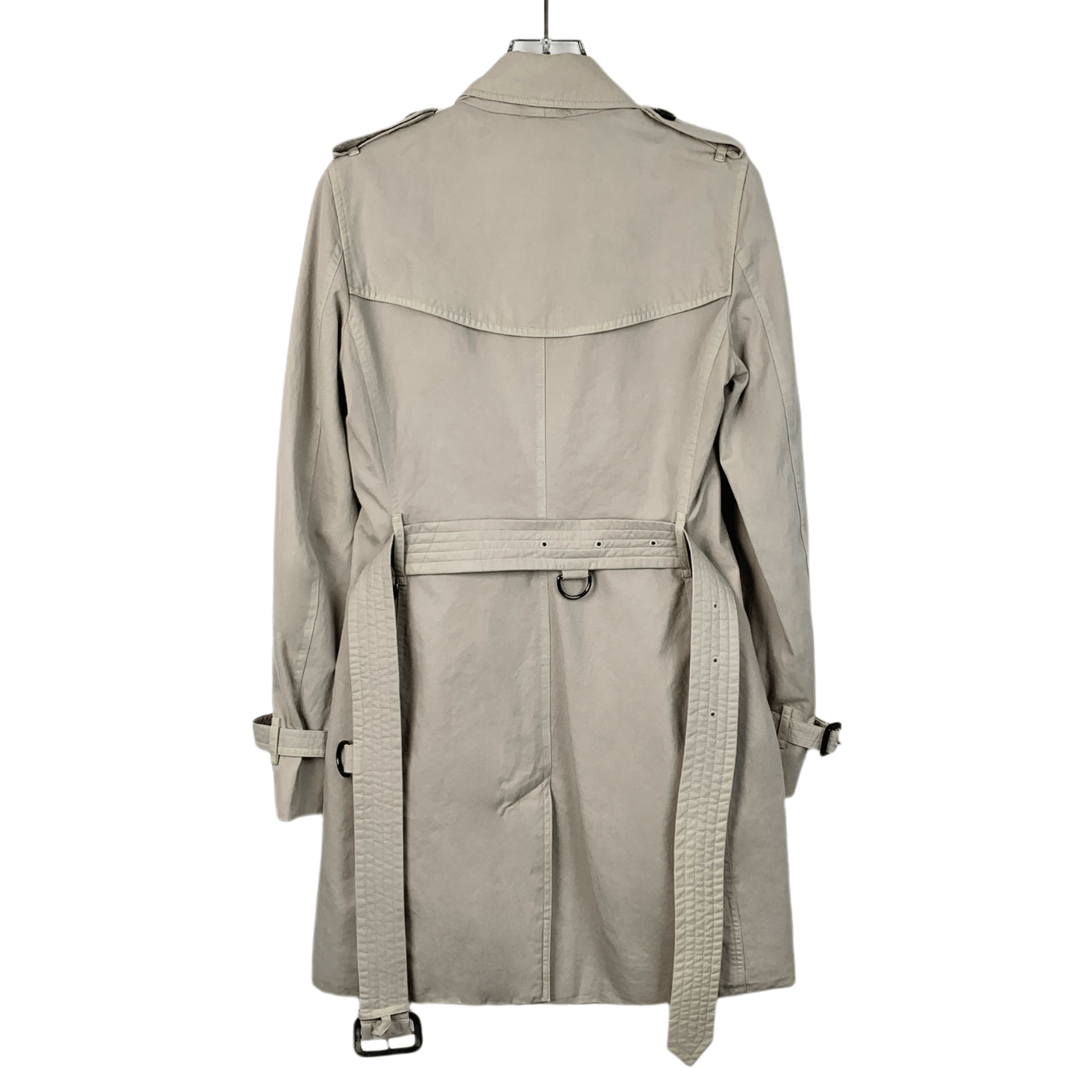 Burberry Burberry Brown Cotton Belted Trench Coat (36 XS) Size XS / US 0-2 / IT 36-38 - 8 Thumbnail