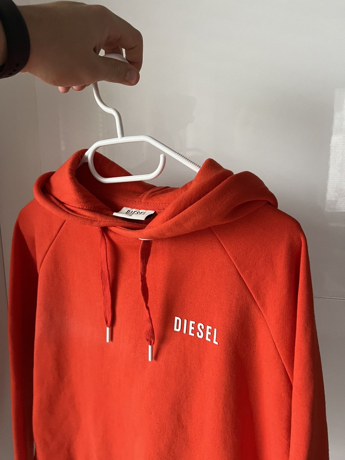 Diesel Diesel Orange Mongram Crop Top Women’s Streetwear Hoodie Size S / US 4 / IT 40 - 2 Thumbnail