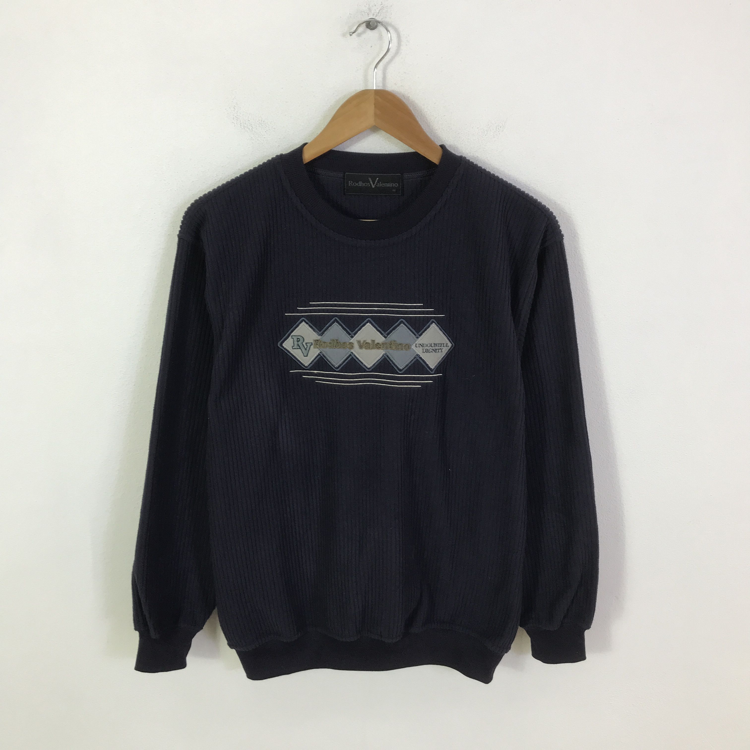 Japanese Brand rodhos valentino sweatshirt K114B22 Size US M / EU 48-50 / 2 - 1 Thumbnail