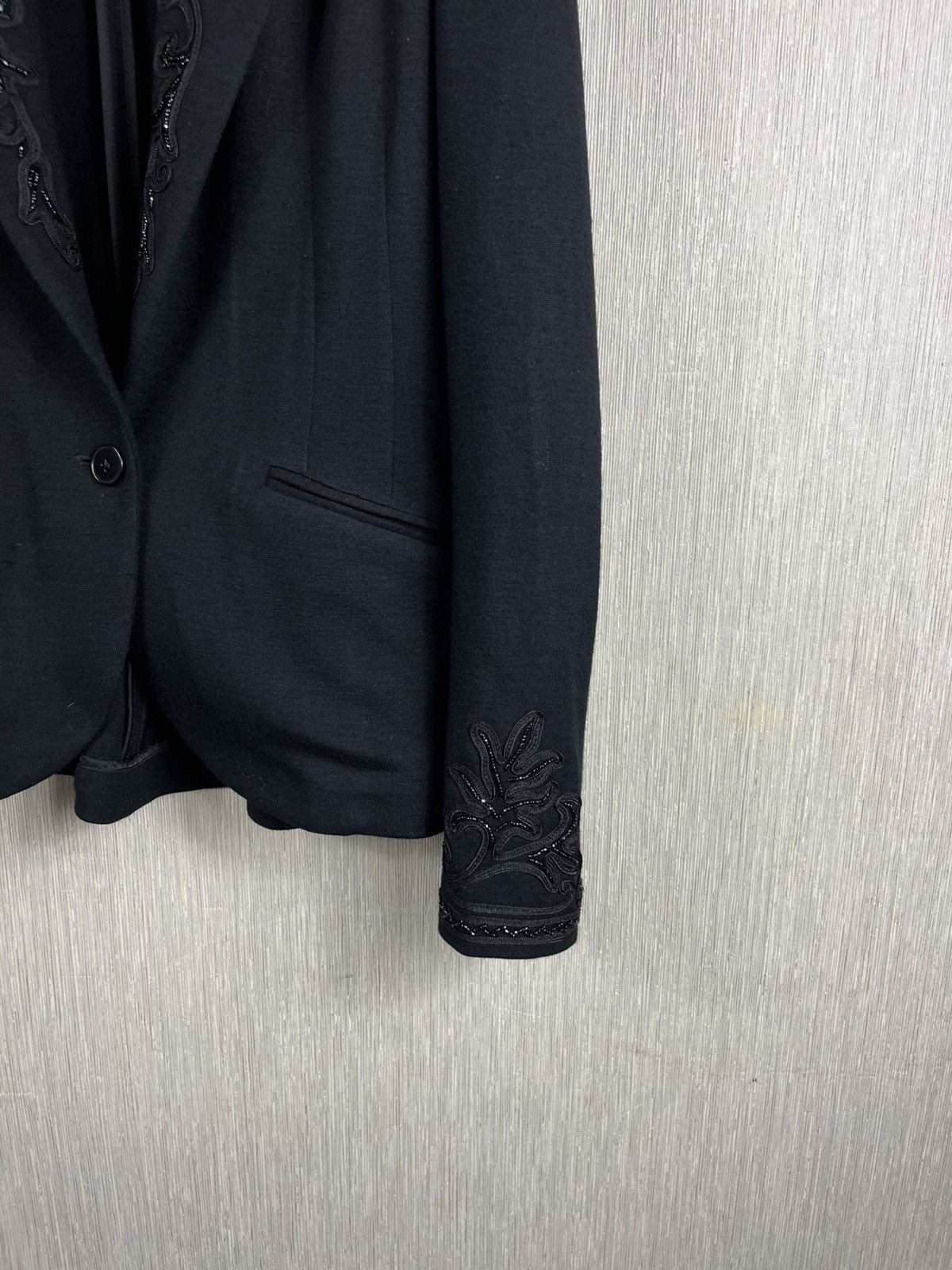 Polo Ralph Lauren × Ralph Lauren Polo Ralph Lauren wool beaded blazer jacket decorated collar Size S / US 4 / IT 40 - 10 Thumbnail