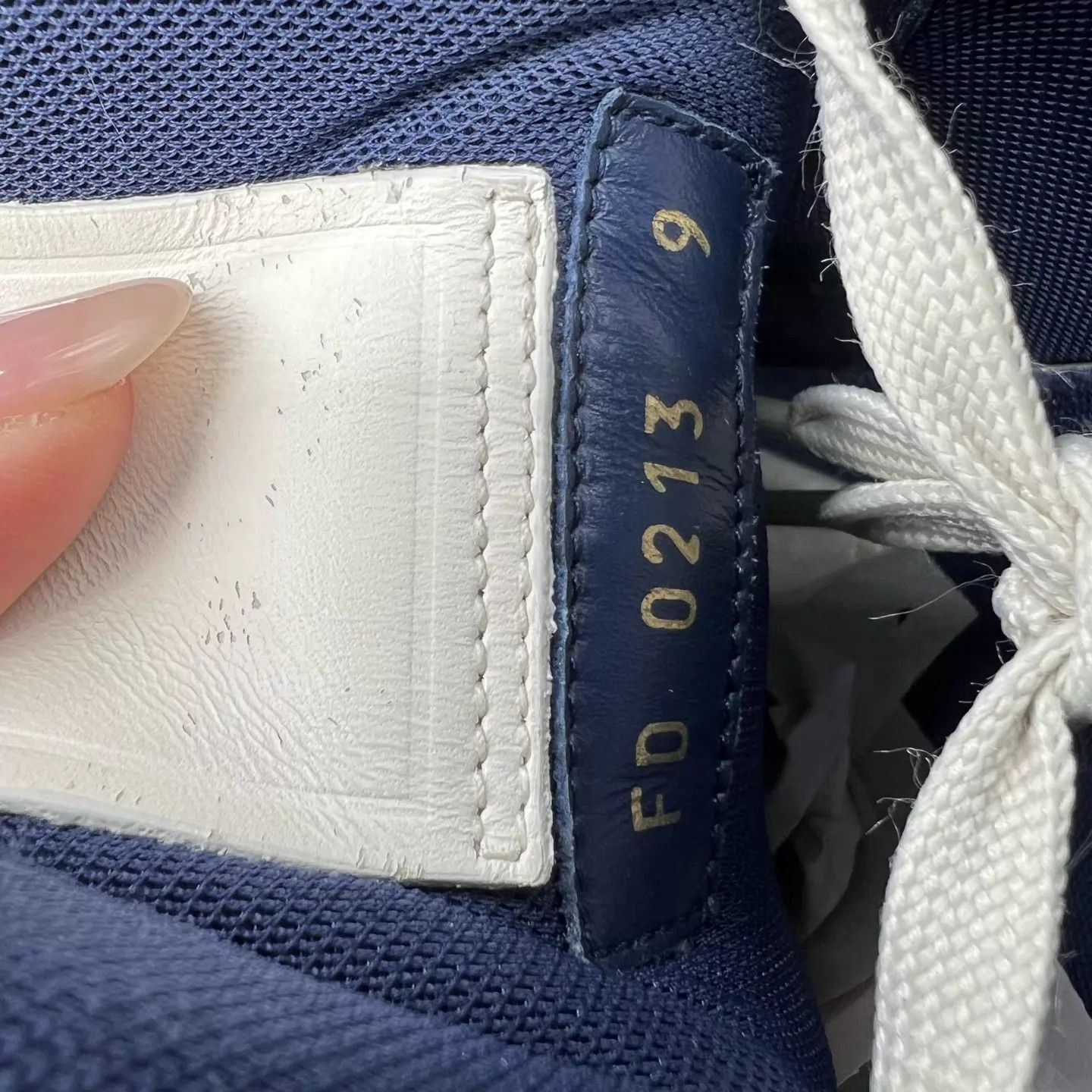 Louis Vuitton LV Trainer White Blue 9 Near New Size US 10 / EU 43 - 5 Thumbnail