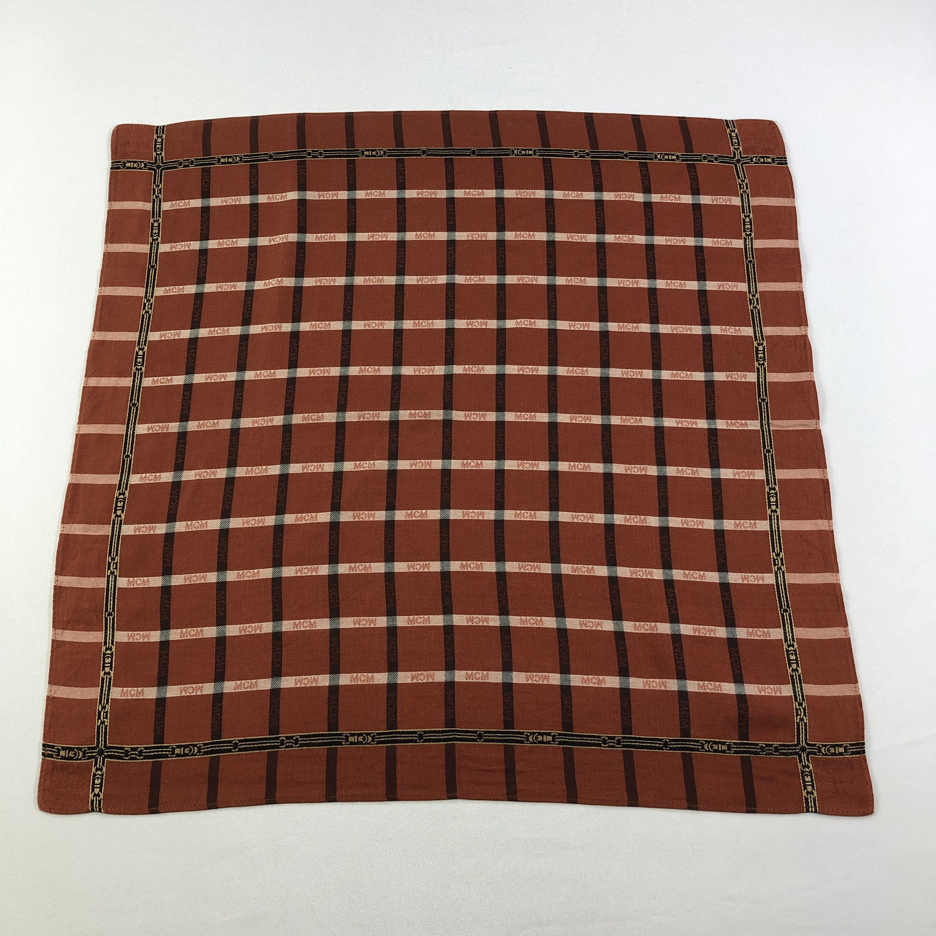 MCM MCM Brown Handkerchief Neckerchief Bandana H1717 Size ONE SIZE - 2 Thumbnail