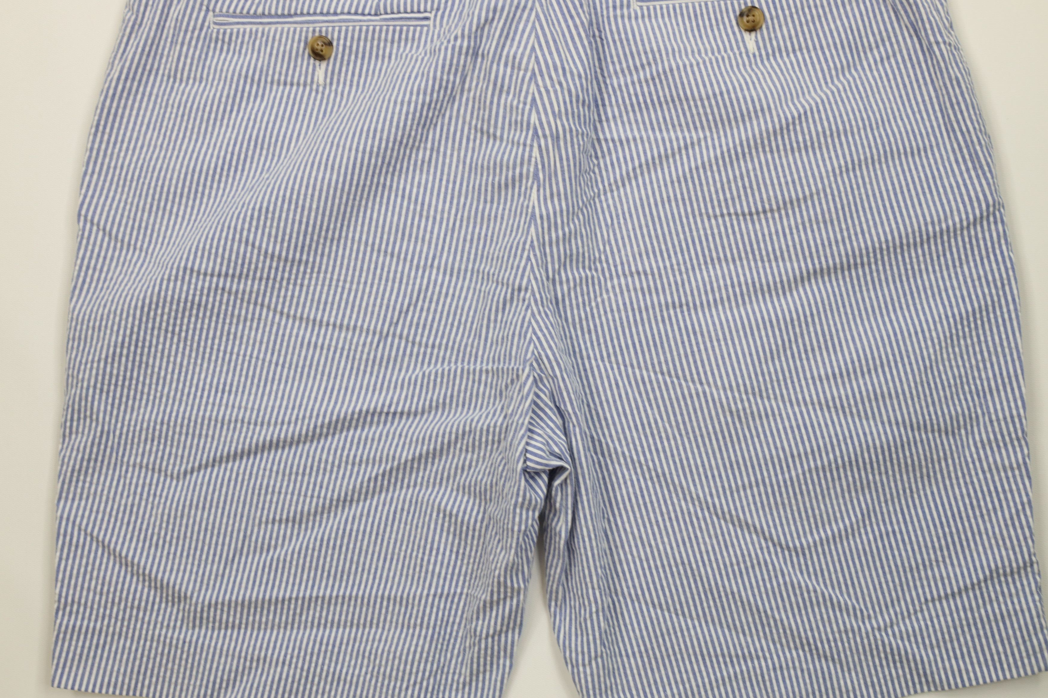 Ralph Lauren Vintage Ralph Lauren Striped Seer Sucker Chino Shorts Size US 35 - 11 Thumbnail