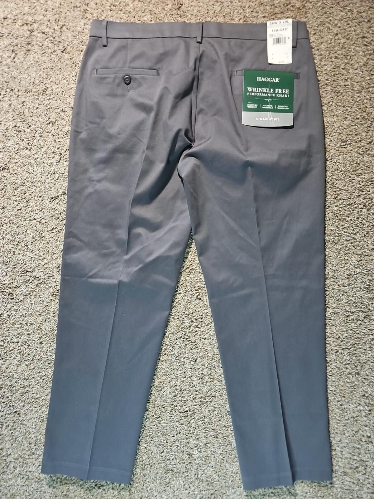 Haggar Haggar Wrinkle Free Performance Khaki 36x29 NWT Size US 36 / EU 52 - 8 Thumbnail