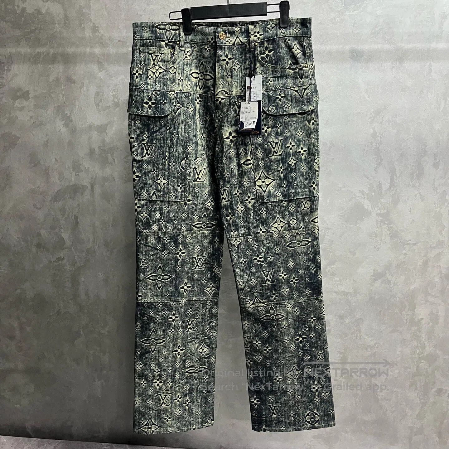 Louis Vuitton Louis Vuitton Brown patchwork multi-pocket casual pants| Size US 33 - 1 Thumbnail