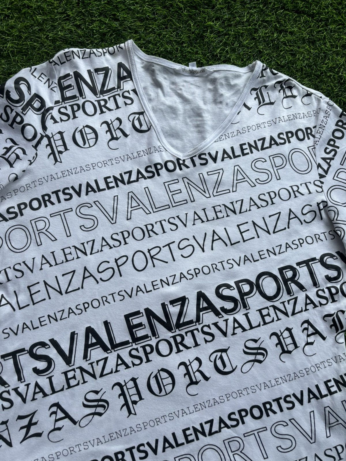 Japanese Brand Japanese Valenza Sports Full Print Tshirt Size L / US 10 / IT 46 - 3 Thumbnail