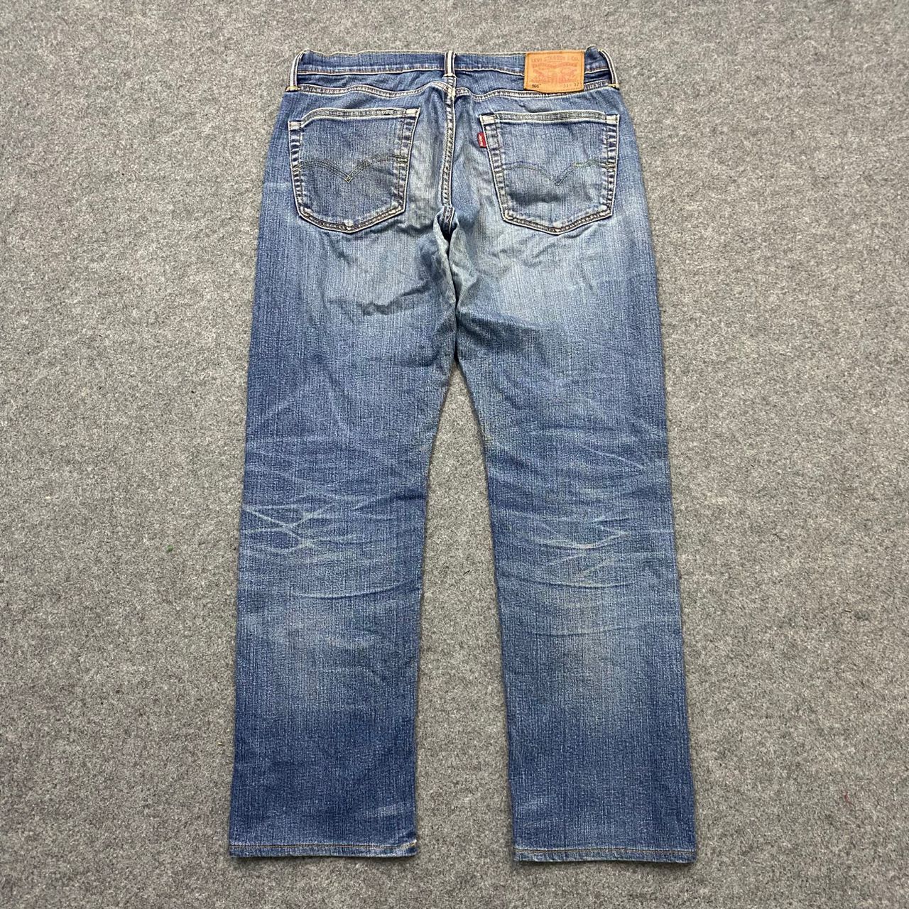 Levi's 💥Best Offer💥Vintage 505 Levis Distressed Denim Size US 34 / EU 50 - 2 Thumbnail