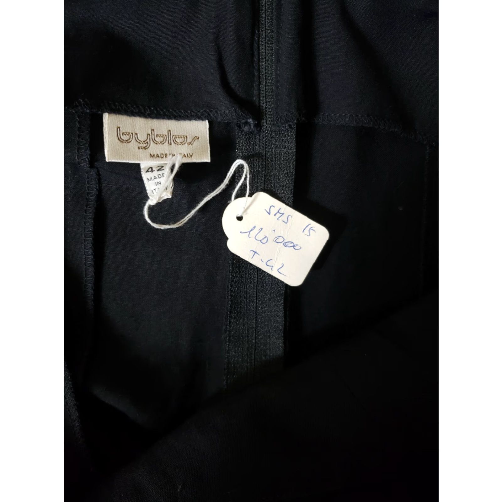 Byblos Byblos Linen Black Sleeveless Sheath Dress EU 42/US 6 NWT Size M / US 6-8 / IT 42-44 - 2 Thumbnail