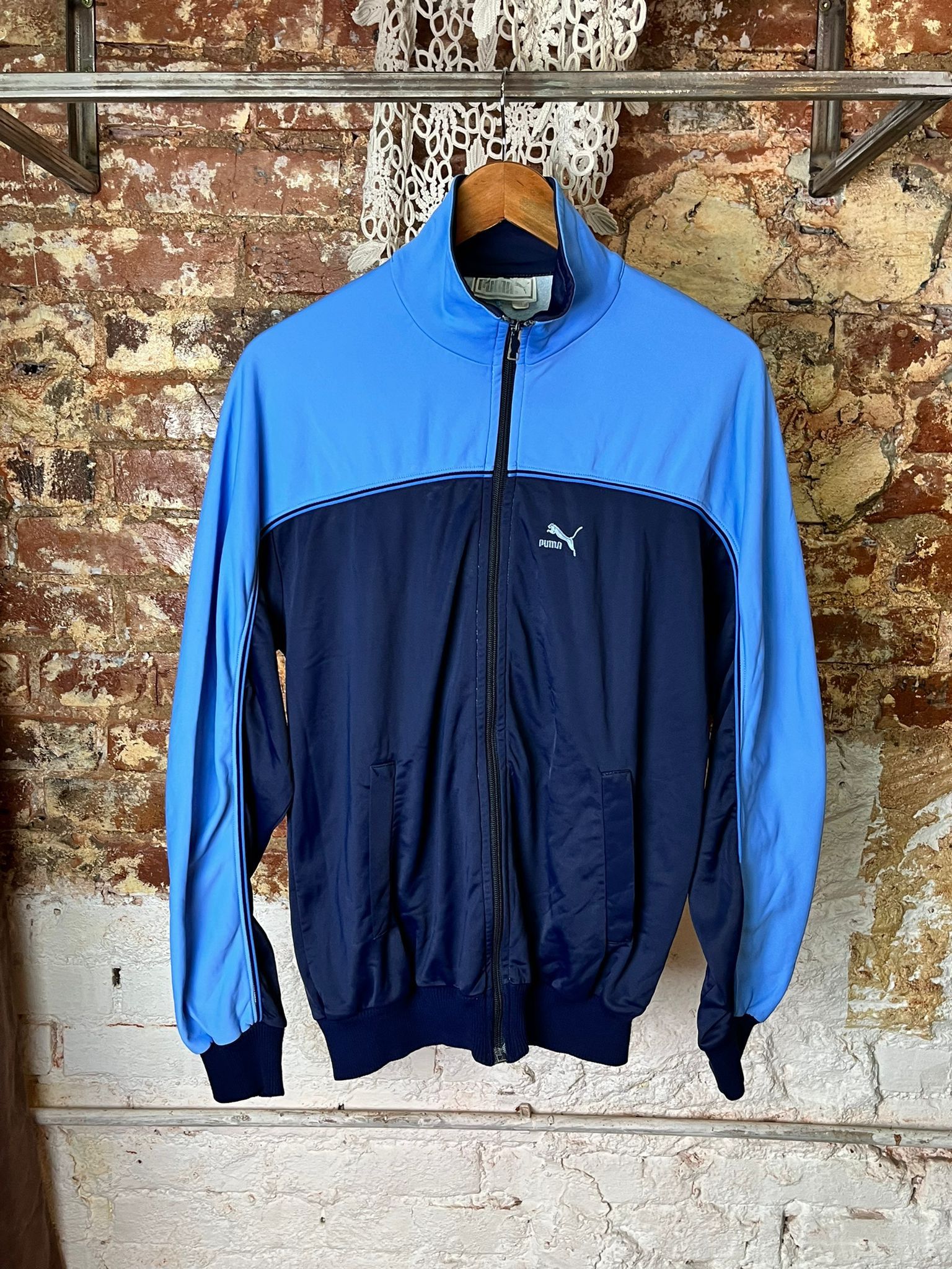 Puma × Vintage Very rare vintage 70's Puma Tracktop Tag in use 1974-1976 Size US L / EU 52-54 / 3 - 4 Thumbnail