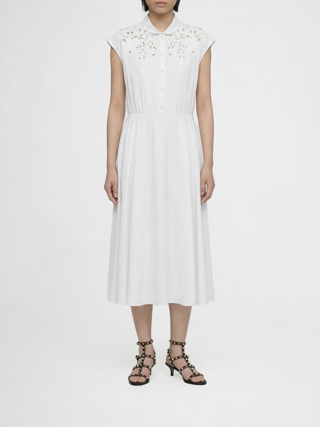 Valentino Valentino Dress Woman White Size S / US 4 / IT 40 - 1 Thumbnail