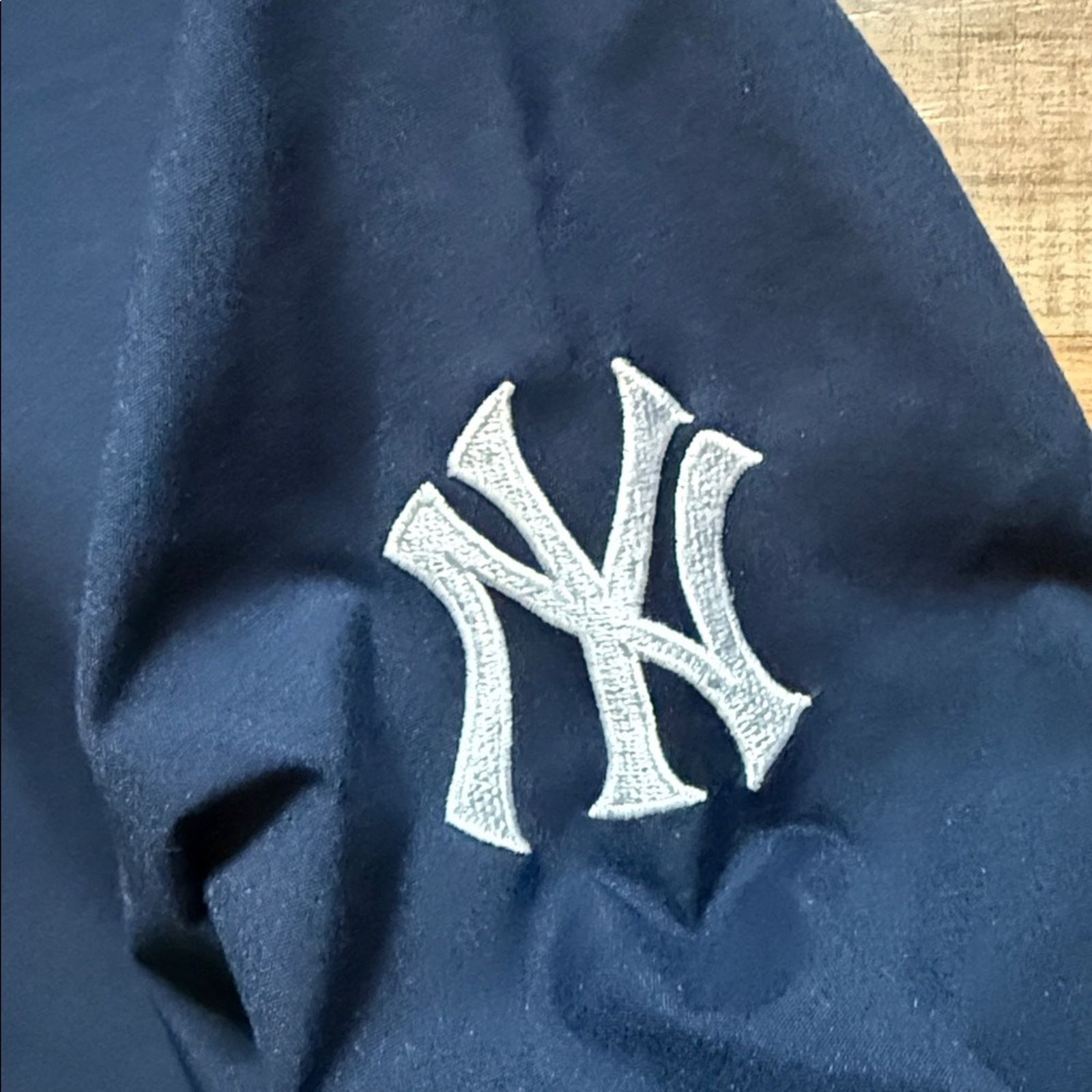 Nike Y2K Nike Team Center Swoosh Yankees Windbreaker Pullover Size US XXL / EU 58 / 5 - 5 Thumbnail