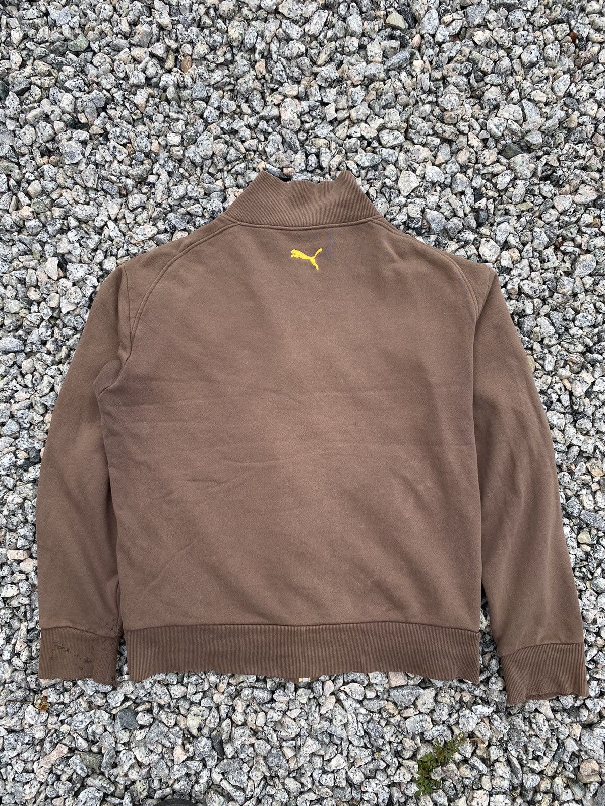 Puma Vintage Puma Full Zipper Sweater Distressed Size US L / EU 52-54 / 3 - 8 Thumbnail