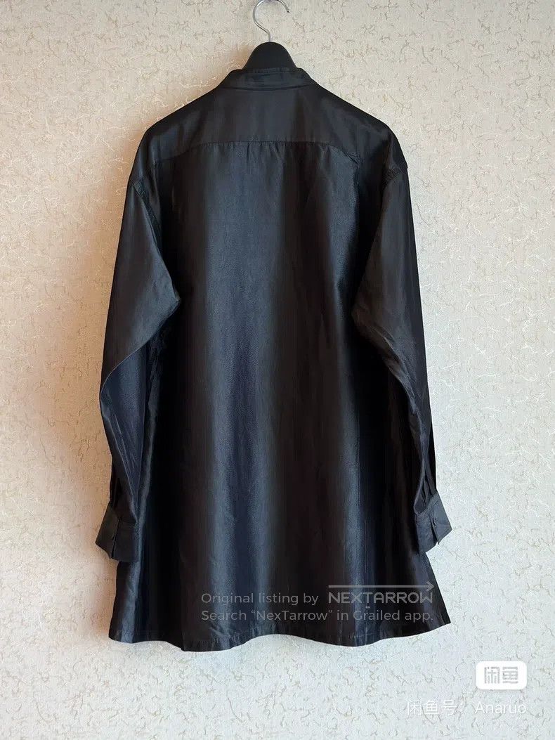 Yohji Yamamoto Yohji Yamamoto size os 90s Rayon Small Collar Shirt Size US M / EU 48-50 / 2 - 3 Thumbnail