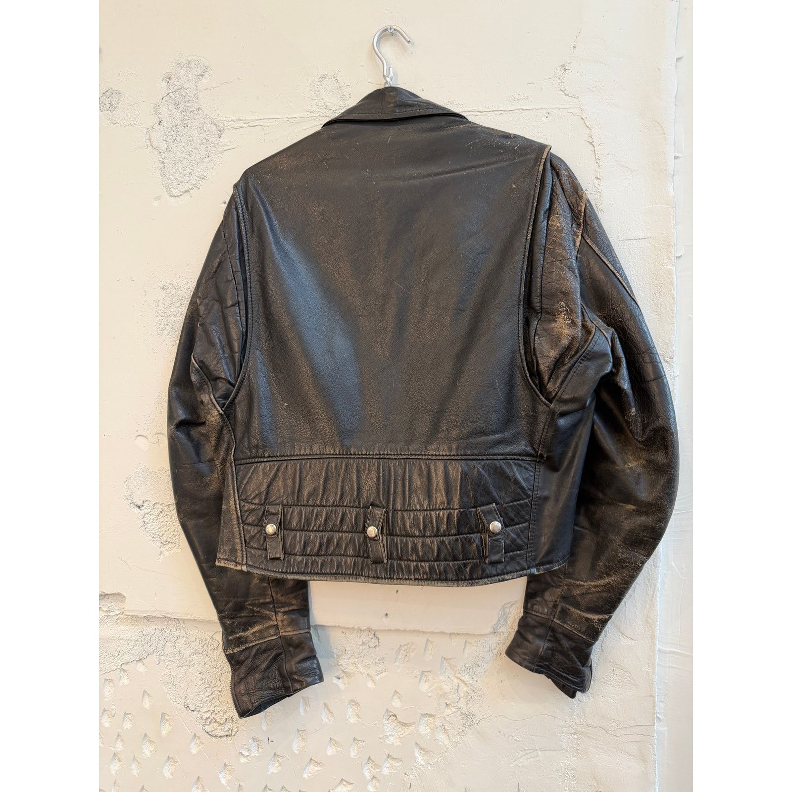 Vintage Vintage 60's Leather Motorcycle Biker Jacket Size US XL / EU 56 / 4 - 6 Thumbnail