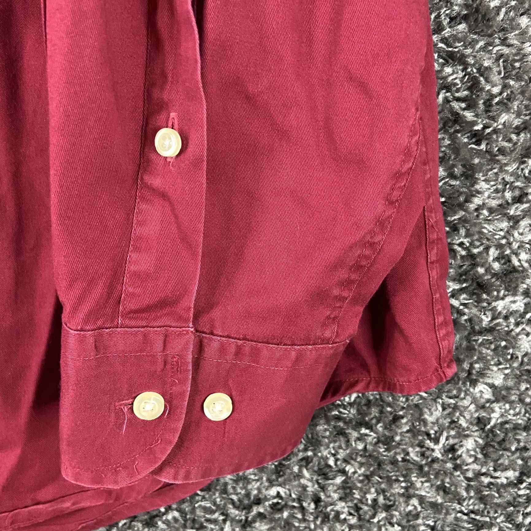 Tommy Hilfiger Tommy Hilfiger Button-Up Shirt Men L Long Sleeve Red Size US L / EU 52-54 / 3 - 3 Thumbnail