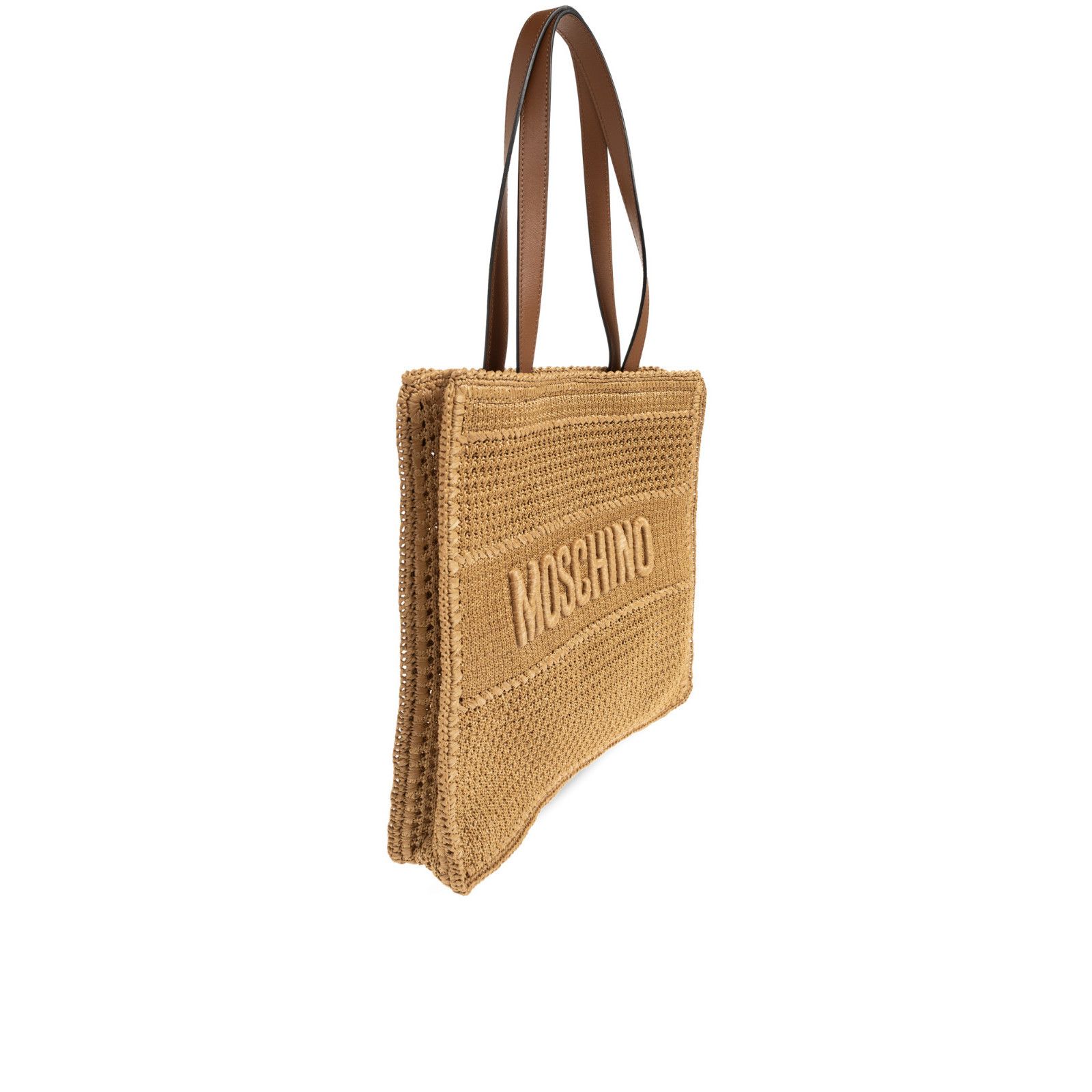Moschino MOSCHINO Raffia Top Handle Bag New Size ONE SIZE - 3 Thumbnail