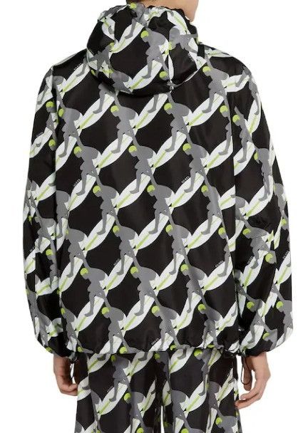 Gucci o1la5ras0426 Printed Technical Poplin Zip Jacket Size US M / EU 48-50 / 2 - 3 Thumbnail