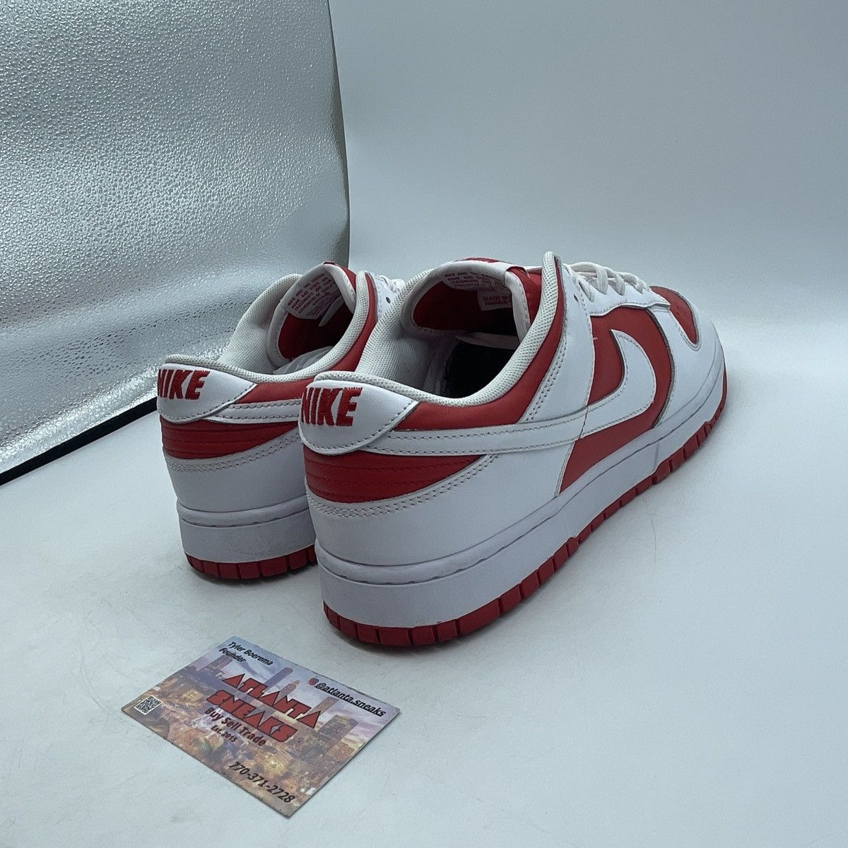 Nike Dunk low championship red Size US 12 / EU 45 - 5 Thumbnail