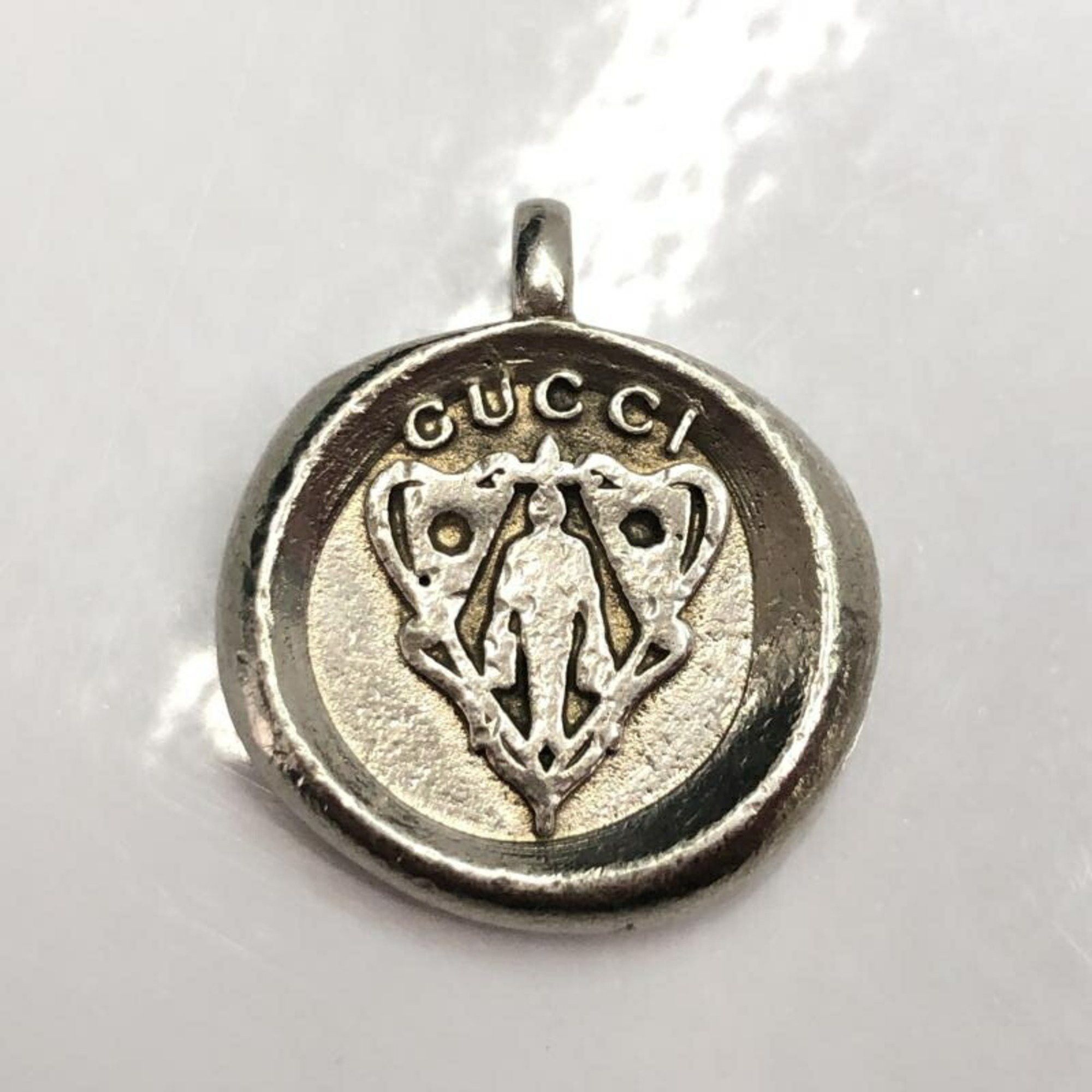 image of Gucci Pendant Top Coin Ag925 Gucci in Blue, Women's