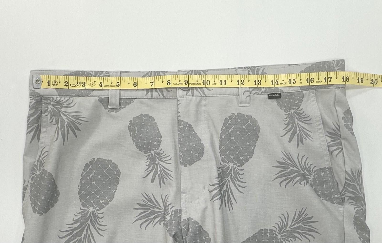 TravisMathew Travis Mathew Pineapple Print Flat Chino Shorts Gray L Size US 34 / EU 50 - 3 Thumbnail