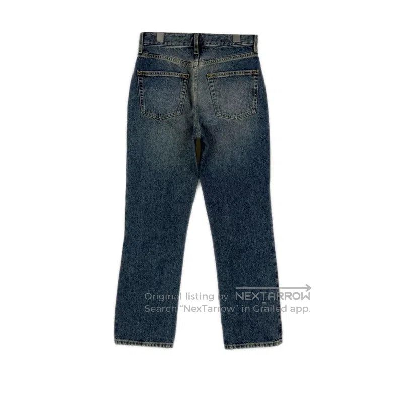 Louis Vuitton Louis Vuitton Blue Washed Leather Jeans Size US 38 / EU 54 - 2 Thumbnail