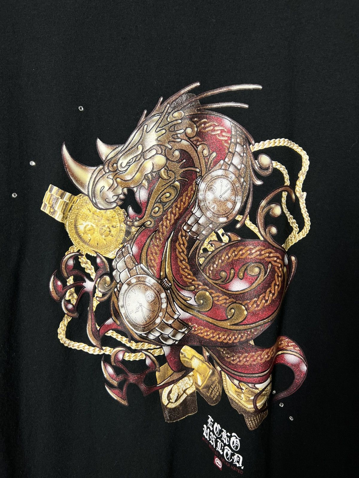 Ecko Unltd. × Rap Tees × Vintage Vintage Y2K ECKO UNLTD. Big Logo Dragon T-Shirt Size US XL / EU 56 / 4 - 3 Thumbnail