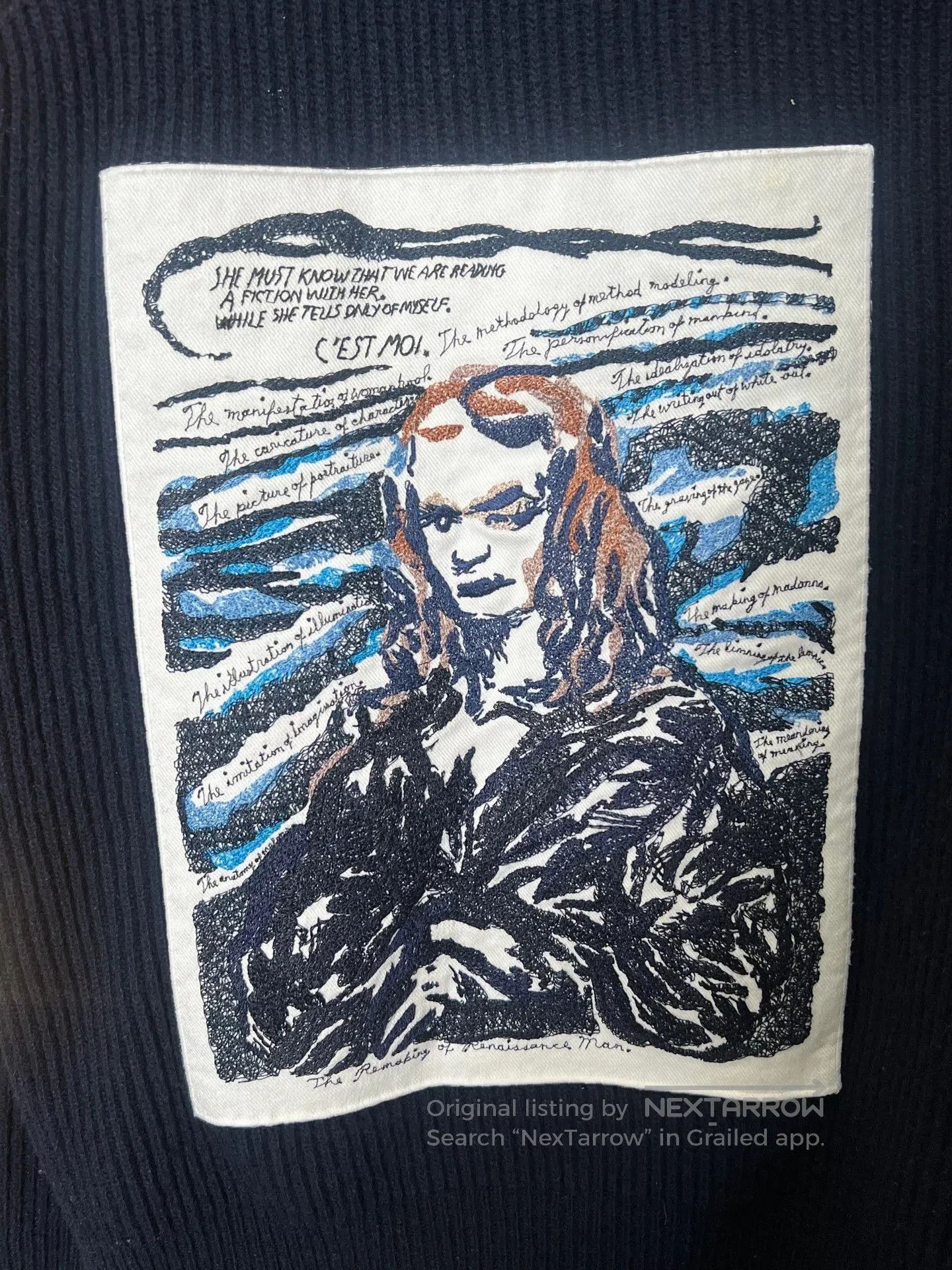 Dior Dior Mona Lisa Patch Cashmere Knit Sweater| Size US S / EU 44-46 / 1 - 3 Thumbnail