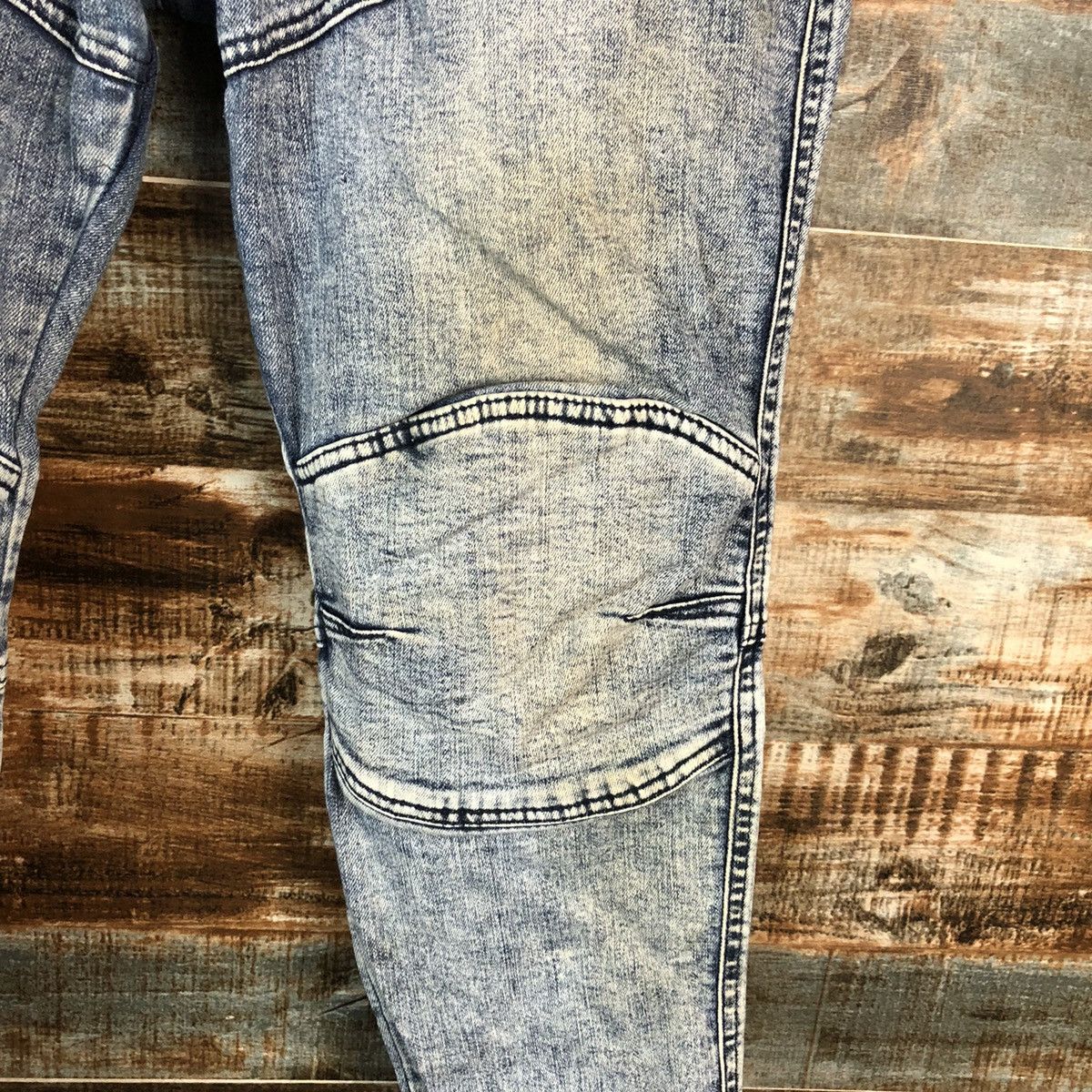 Japanese Brand Field Core Blue Denim utility tactical jogger Pants #A2173 Size US 32 / EU 48 - 12 Thumbnail