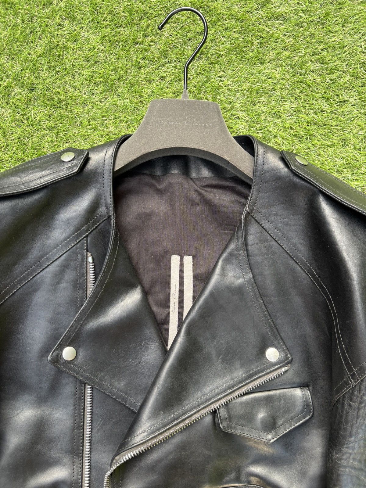 Rick Owens Rick Owens Micro Biker Jacket Size S / US 4 / IT 40 - 3 Thumbnail