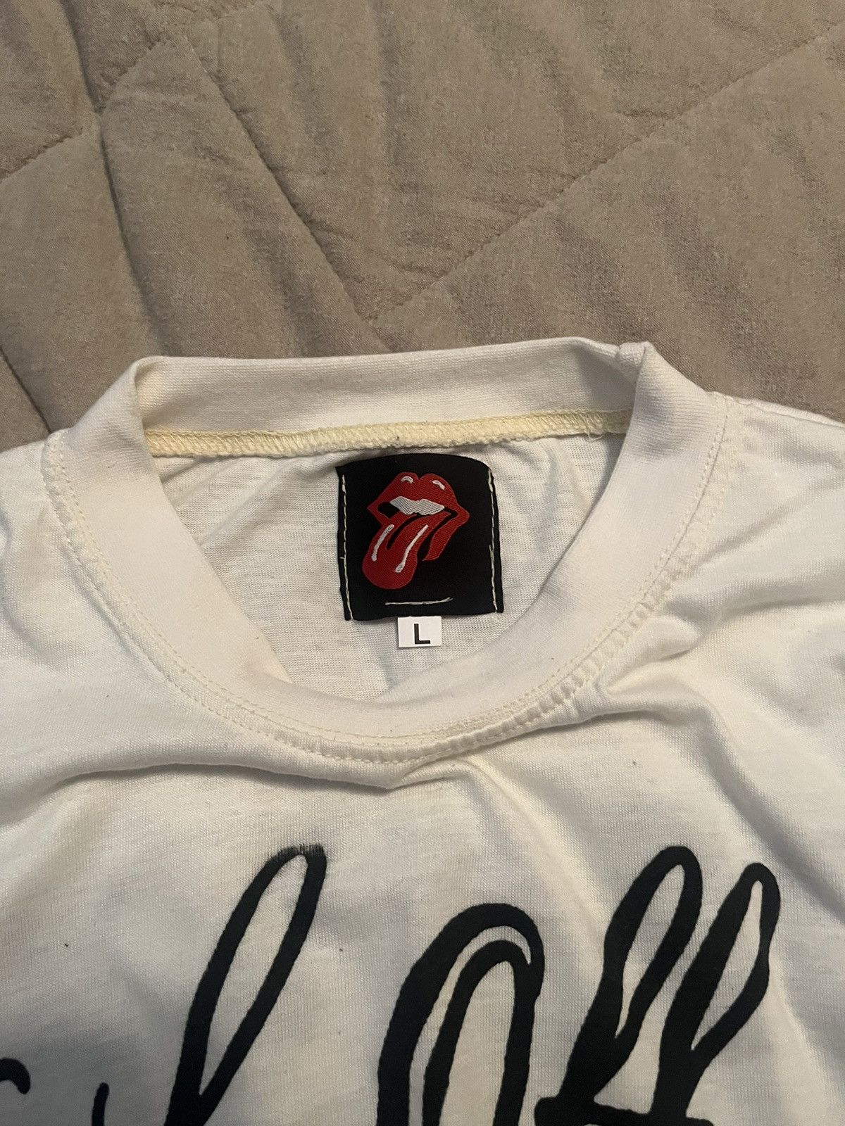 The Rolling Stones × Vintage Pastelle Garment Rolling Stones Tee Size US L / EU 52-54 / 3 - 5 Thumbnail