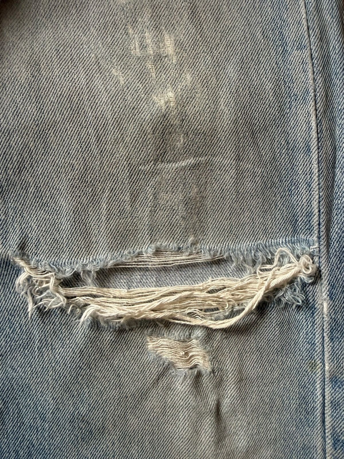 Levi's Vintage 80s Levis 501 Distressed Loose Jeans Size US 29 - 3 Thumbnail