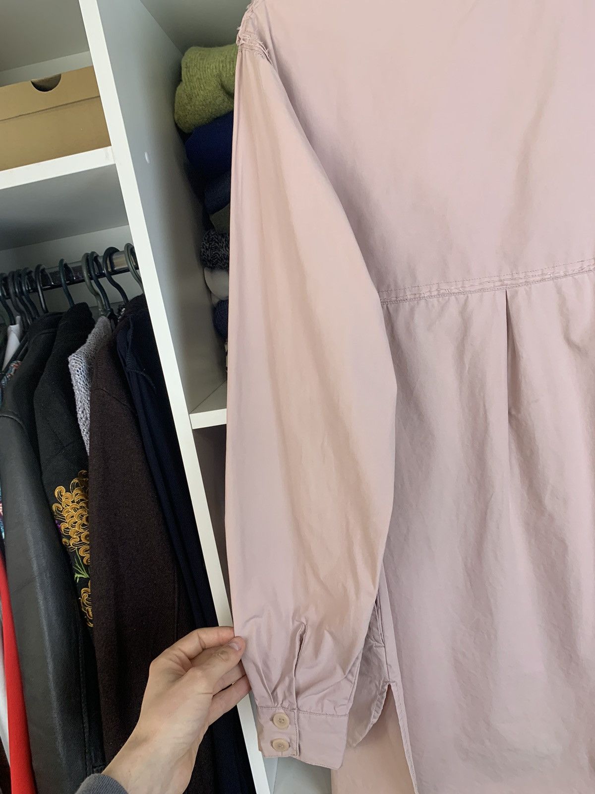 Ewa i Walla Woman’s Elongated Shirt With Buttons