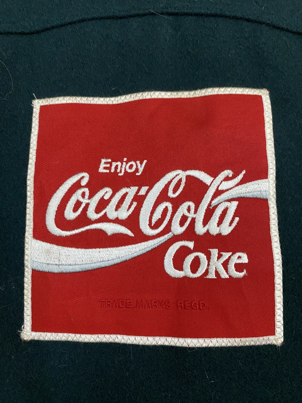 Coca Cola Vtg Coca Cola Coke Worker Wool Jacket Size US L / EU 52-54 / 3 - 7 Thumbnail