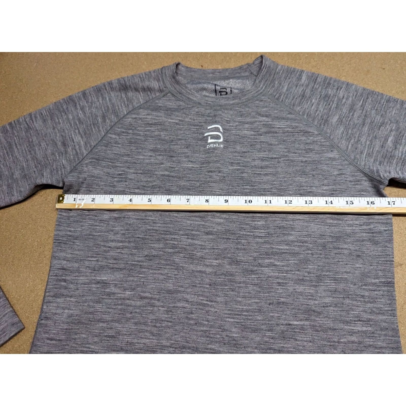 Layer 8 Bjorn Daehlie Base Layer Shirt Womens Medium Northug Gray Sports Ski Mountain Size M / US 6-8 / IT 42-44 - 5 Thumbnail