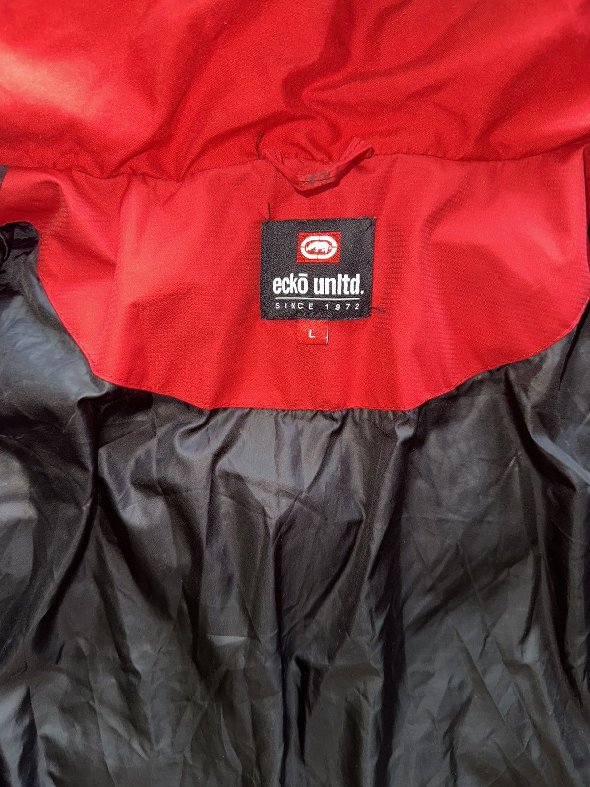 Ecko Unltd. ☄️ Vintage Rare Ecko Unltd Logo Drill Puffer Y2K SK8 Size US L / EU 52-54 / 3 - 12 Thumbnail