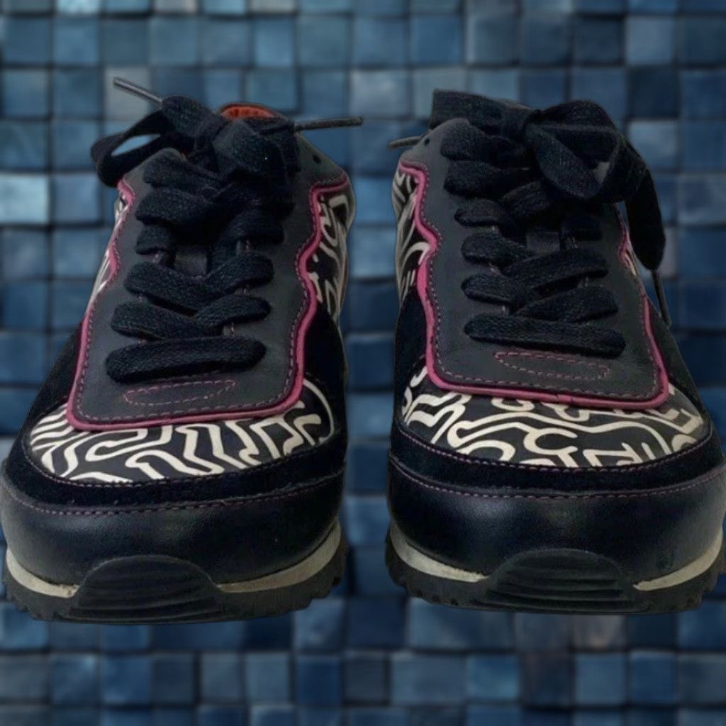 Coach Women Designer Coach Multicolor Sketch Black Sneakers FG1003 Size 6.5 User: Women Designer Coach Multicolor Sketch Black Sneakers FG1003 Size 6.5 Size US 7 / IT 37 - 1 Thumbnail
