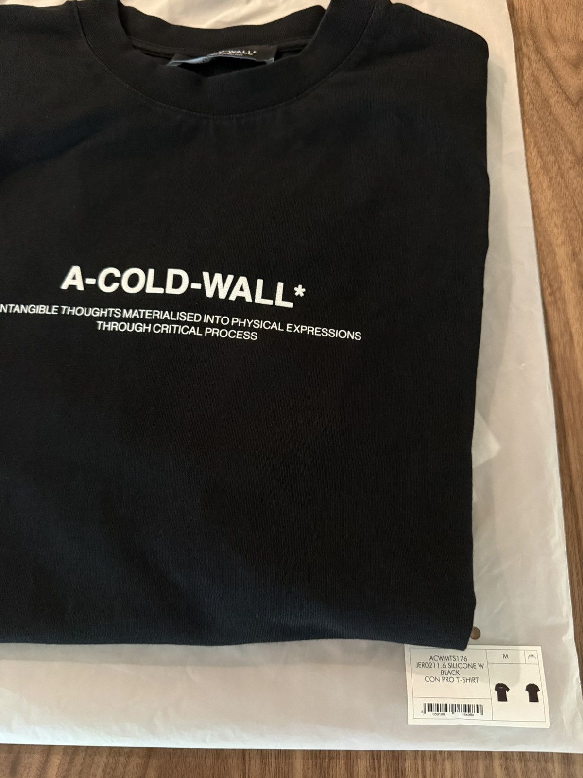 A-COLD-WALL* A-COLD-WALL* Logo Print Cotton T-Shirt Size US M / EU 48-50 / 2 - 6 Thumbnail