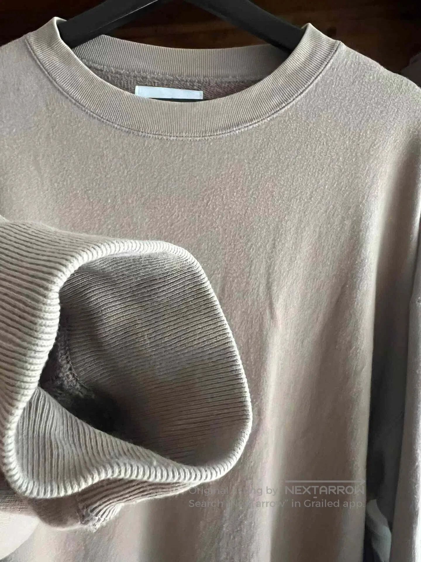 Markaware Marka Beige Oversized Crewneck Sweatshirt. Size US M / EU 48-50 / 2 - 4 Thumbnail