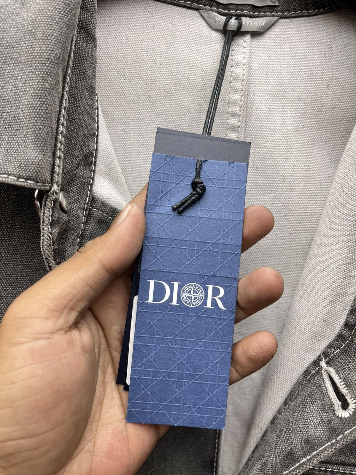 Dior × Stone Island Cotton canvas jacket rare new condition Size US M / EU 48-50 / 2 - 11 Thumbnail
