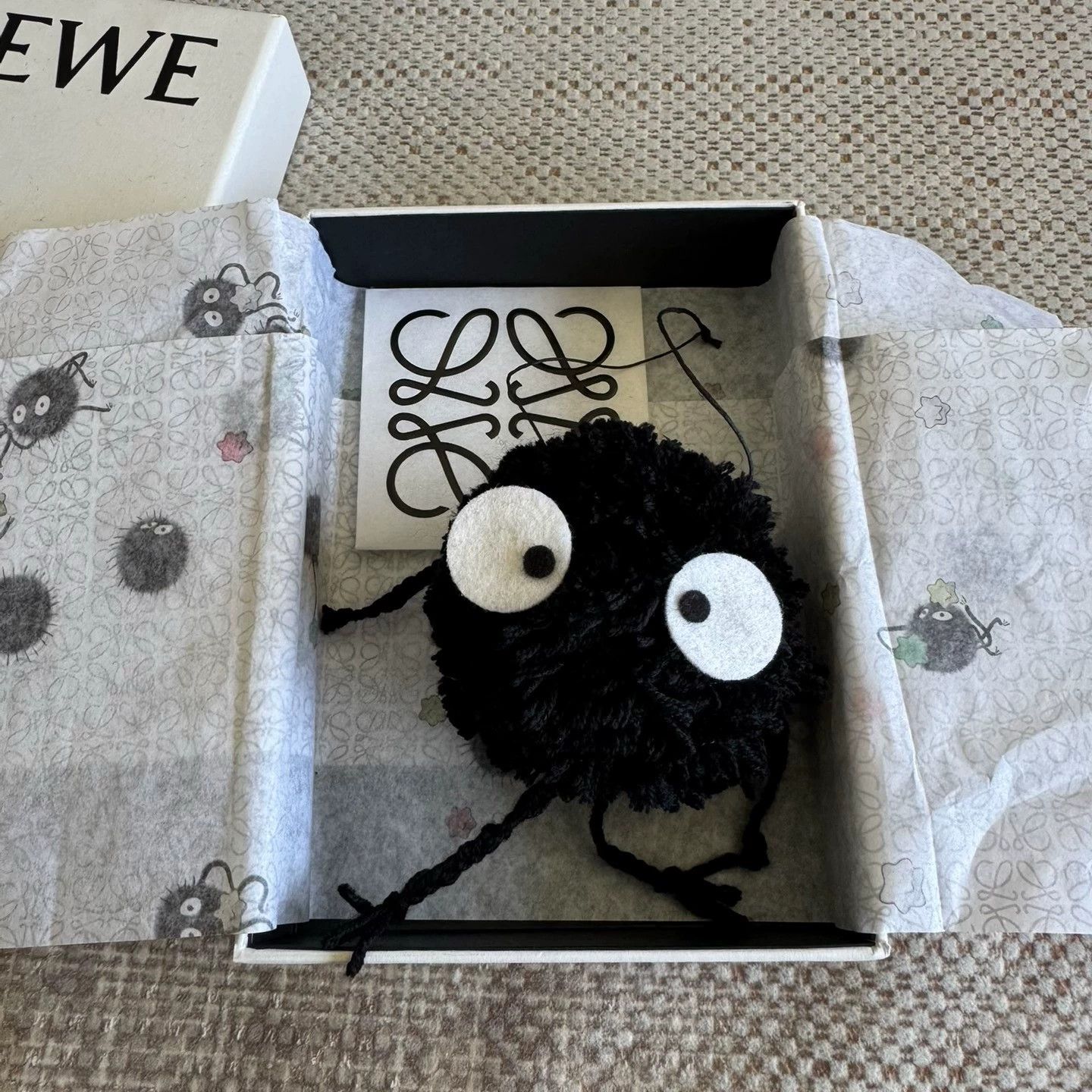 Loewe Loewe Coal Ball Charm Unused Unique Handmade Event Box Cute Size ONE SIZE - 5 Thumbnail
