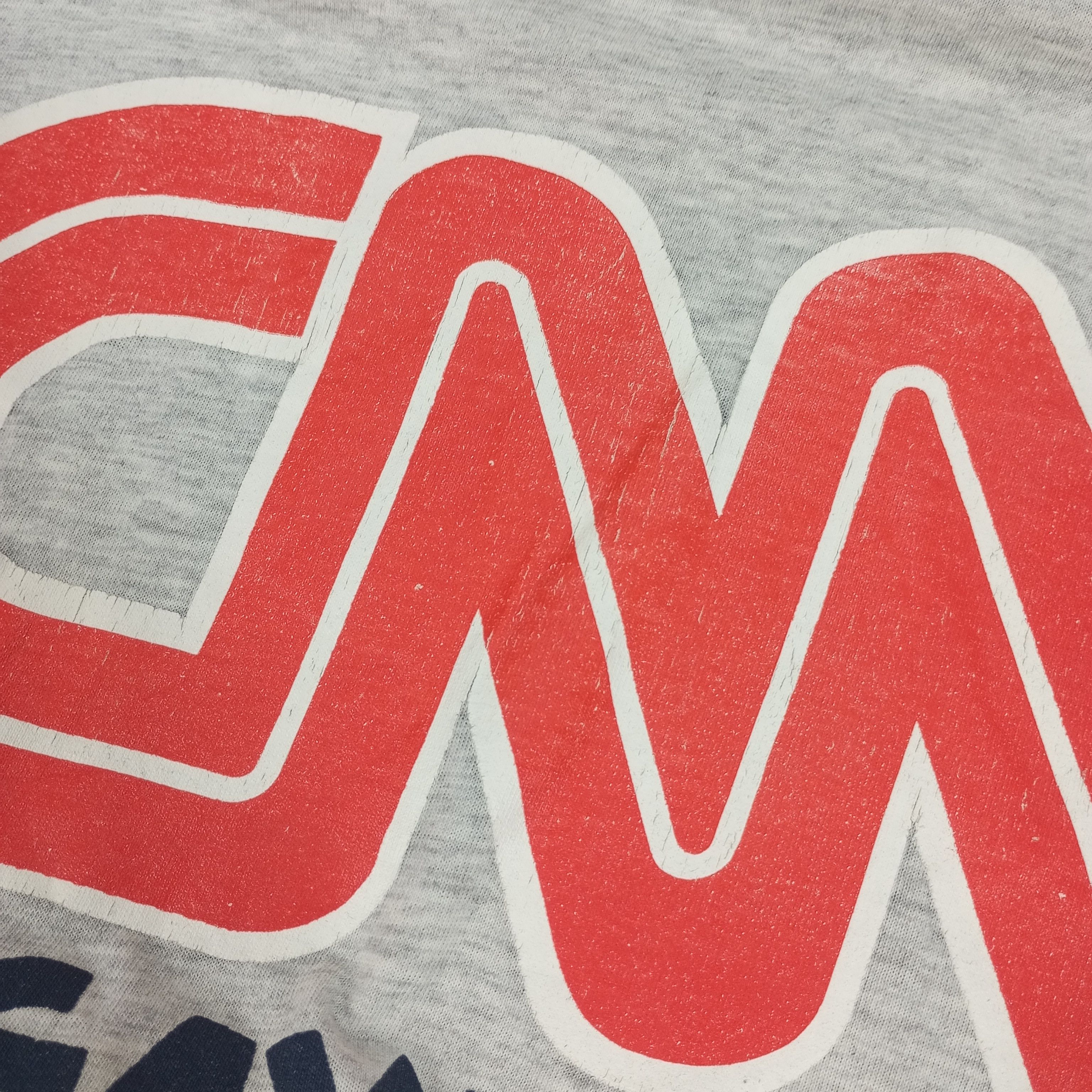 Vintage CNN Television Channel Tshirt Promo Style Size US L / EU 52-54 / 3 - 10 Thumbnail