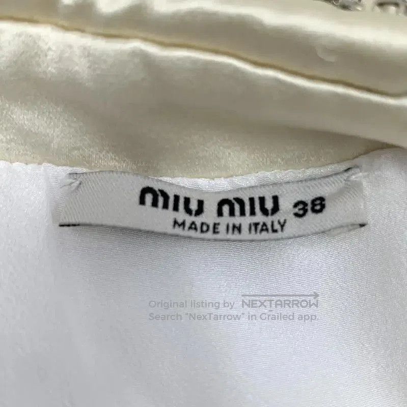 Miu Miu Miu Miu White Short Sleeve Dress . Size S / US 4 / IT 40 - 5 Thumbnail