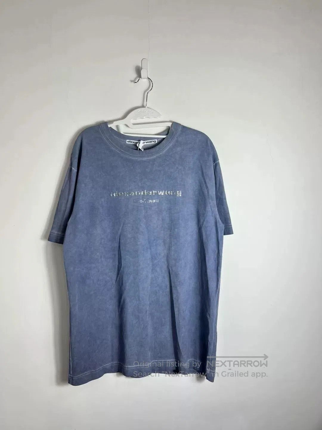 Alexander Wang Alexander Wang Washed Rhinestone Short Sleeve. Size M / US 6-8 / IT 42-44 - 1 Thumbnail