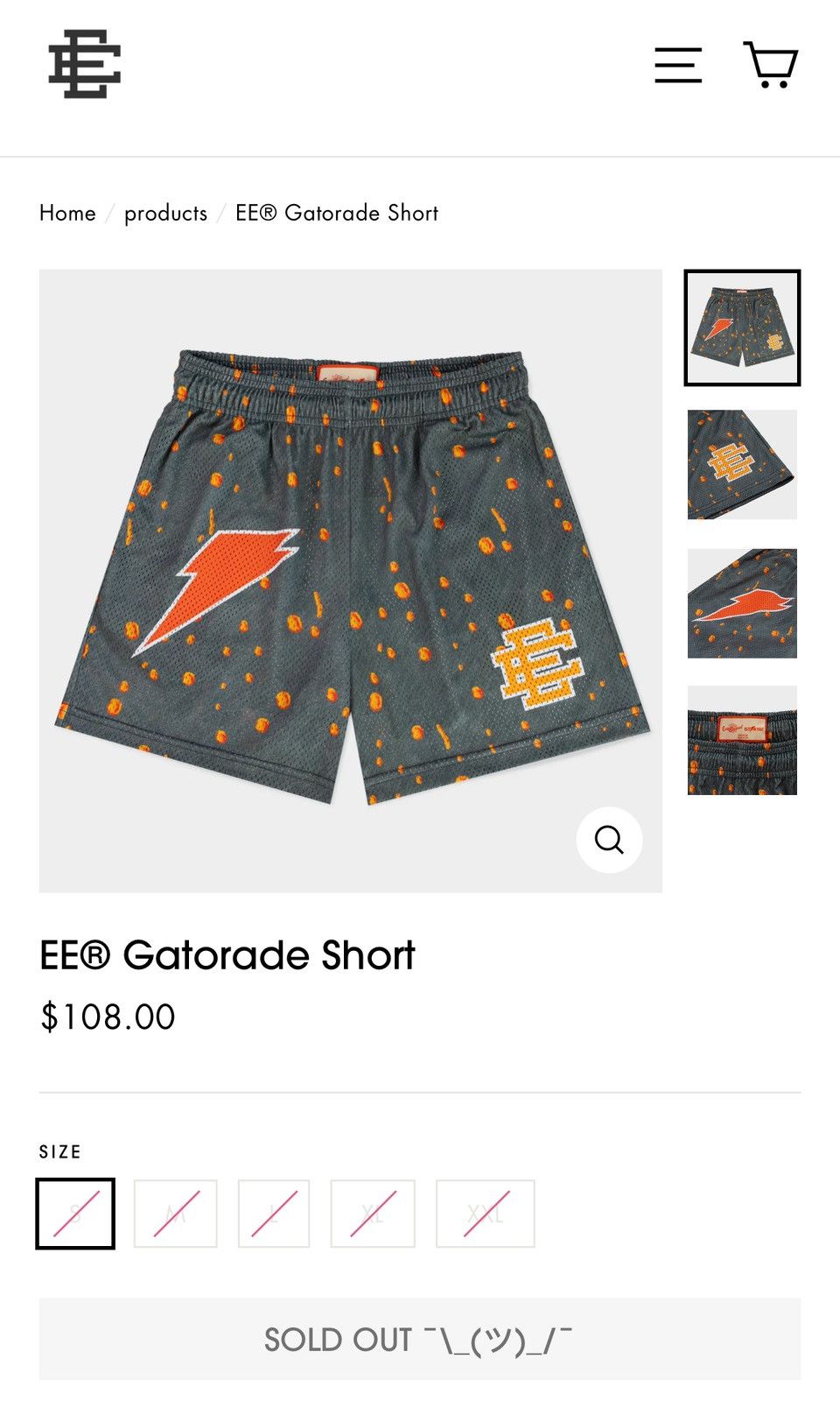 Eric Emanuel NEW Eric Emanuel x Gatorade Shorts XL Size US 36 / EU 52 - 8 Thumbnail