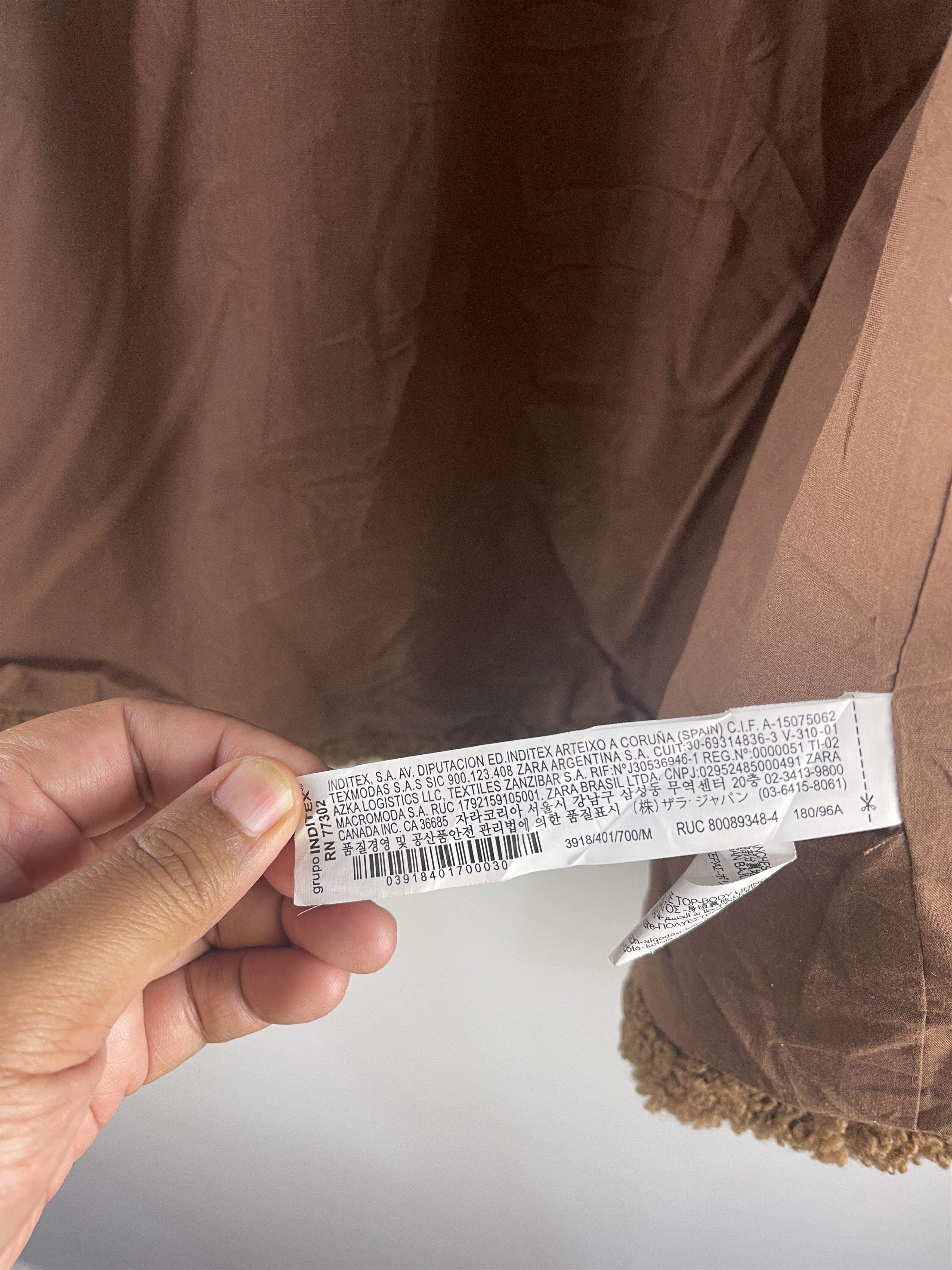 Zara Zara Sherpa Button Brown Fleece Jacket Size US M / EU 48-50 / 2 - 11 Thumbnail