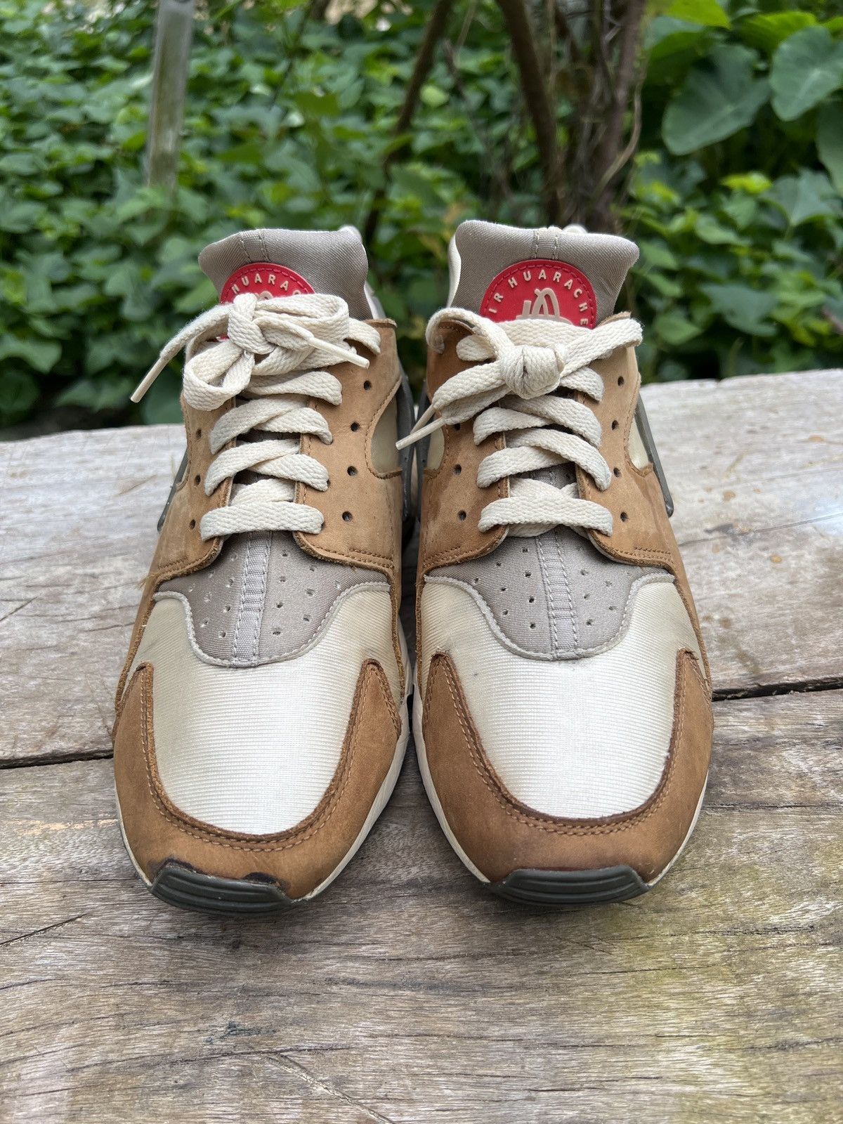 Nike × Stussy Nike Air Huarache Stussy Desert Oak DD1381-200 Size US 8.5 / EU 41-42 - 4 Thumbnail